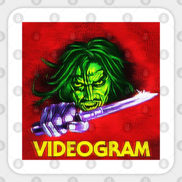 Slasher Man Sticker by Videogram